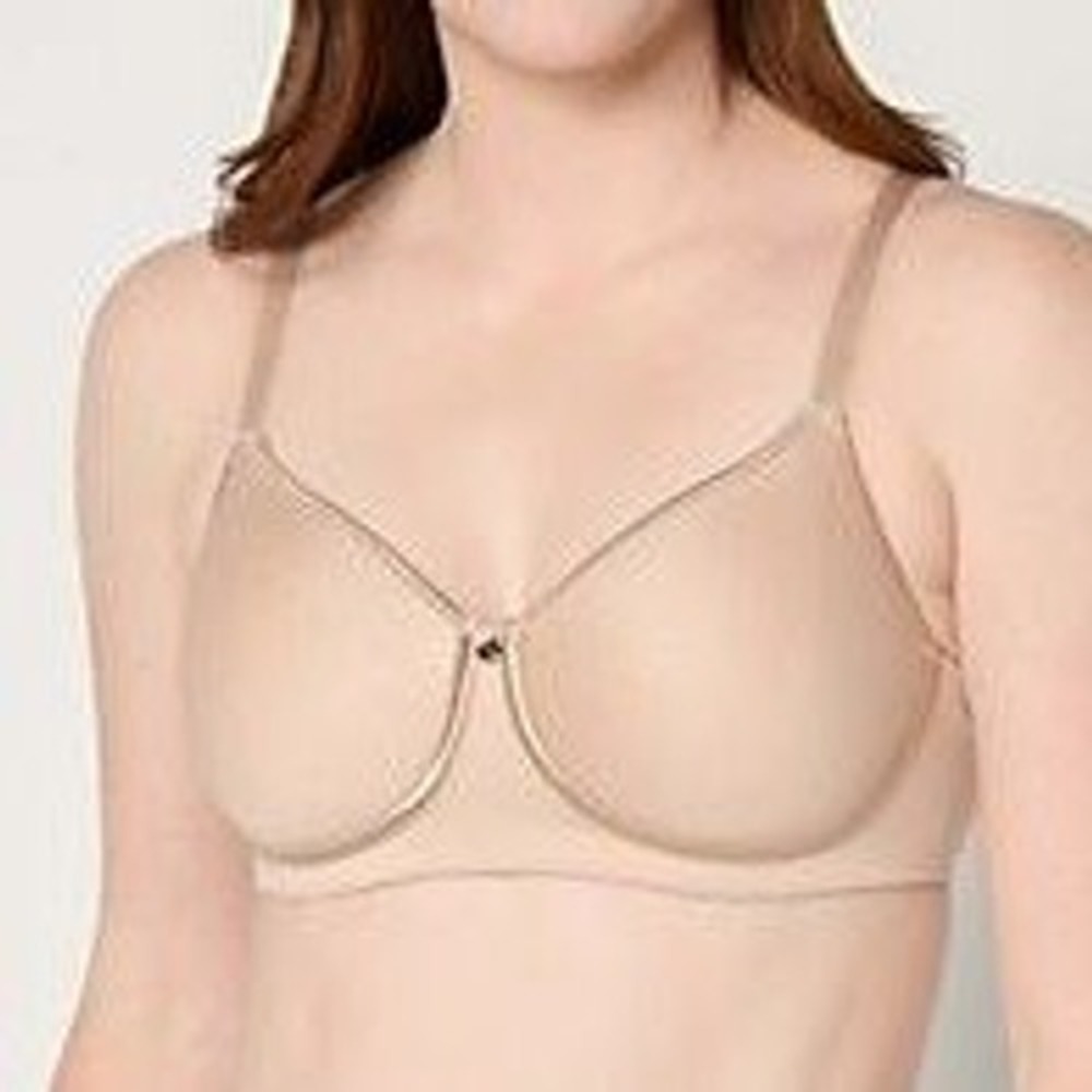 Breezies Featherlite Breathe Wirefree T-Shirt Bra Sunbeige 40DDD A714229HU5D